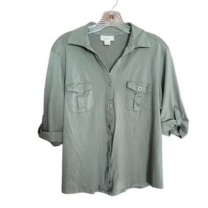 Womens Sz PL Style & Company 3/4 Length Sleeves